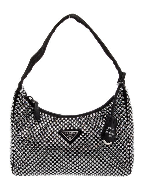 Prada Enameled Metal Triangle Re-Edition 2000