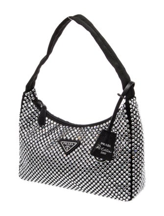 Prada Enameled Metal Triangle Re-Edition 2000