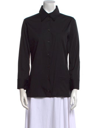 Prada 2022 Long Sleeve Button-Up Top