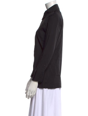 Prada 2022 Long Sleeve Button-Up Top