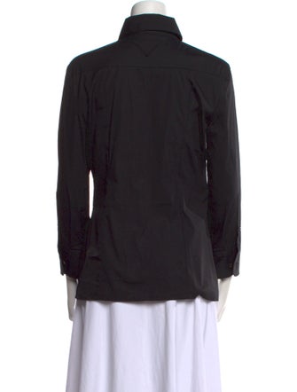 Prada 2022 Long Sleeve Button-Up Top