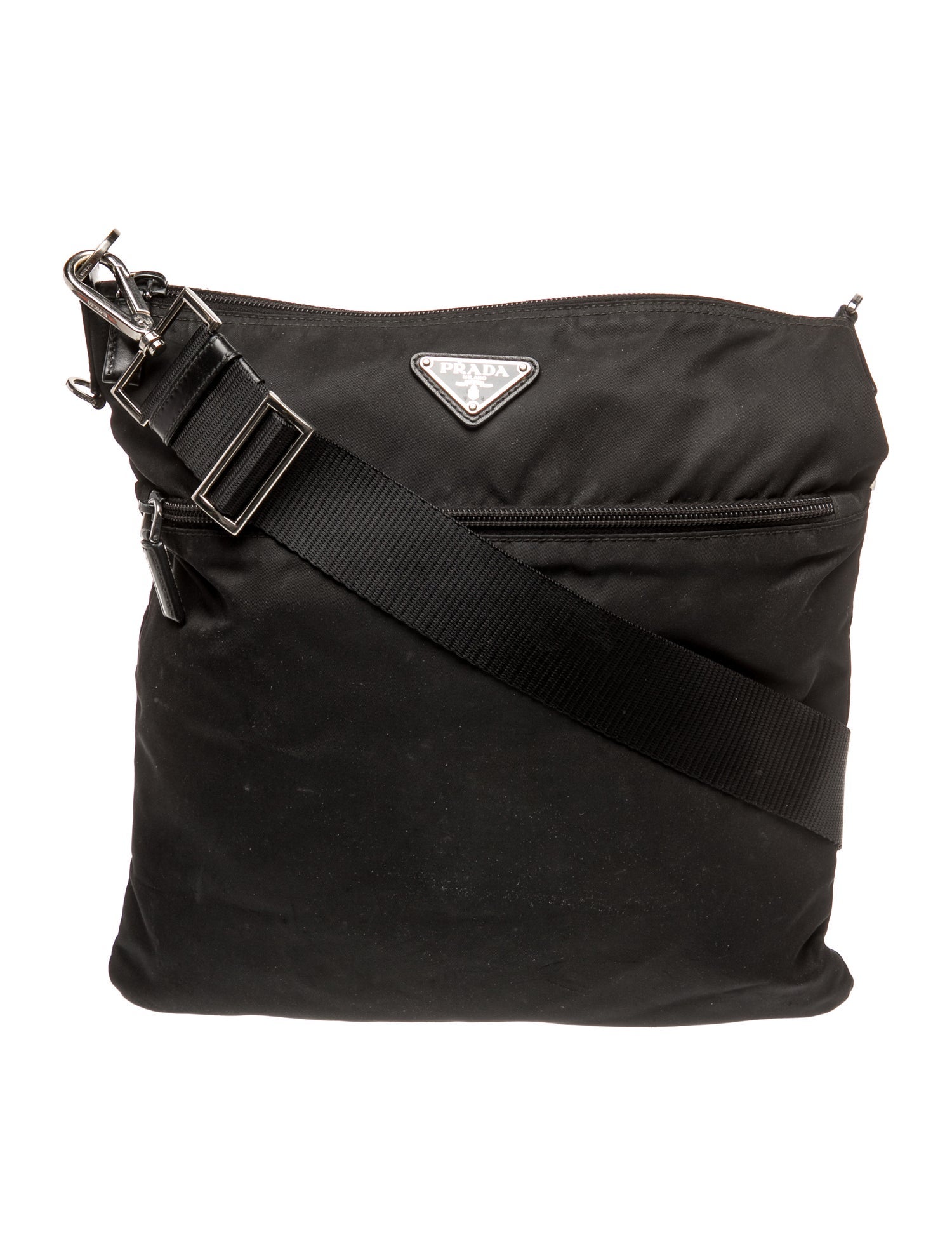 Prada Vela Nylon Nylon Crossbody