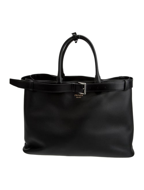 Prada Signature Buckle Bag w/Belt XL