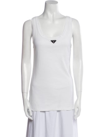 Prada 2023 Scoop Neck Top