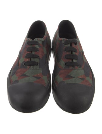 Prada Canvas Printed Sneakers