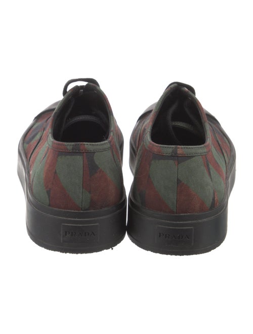 Prada Canvas Printed Sneakers