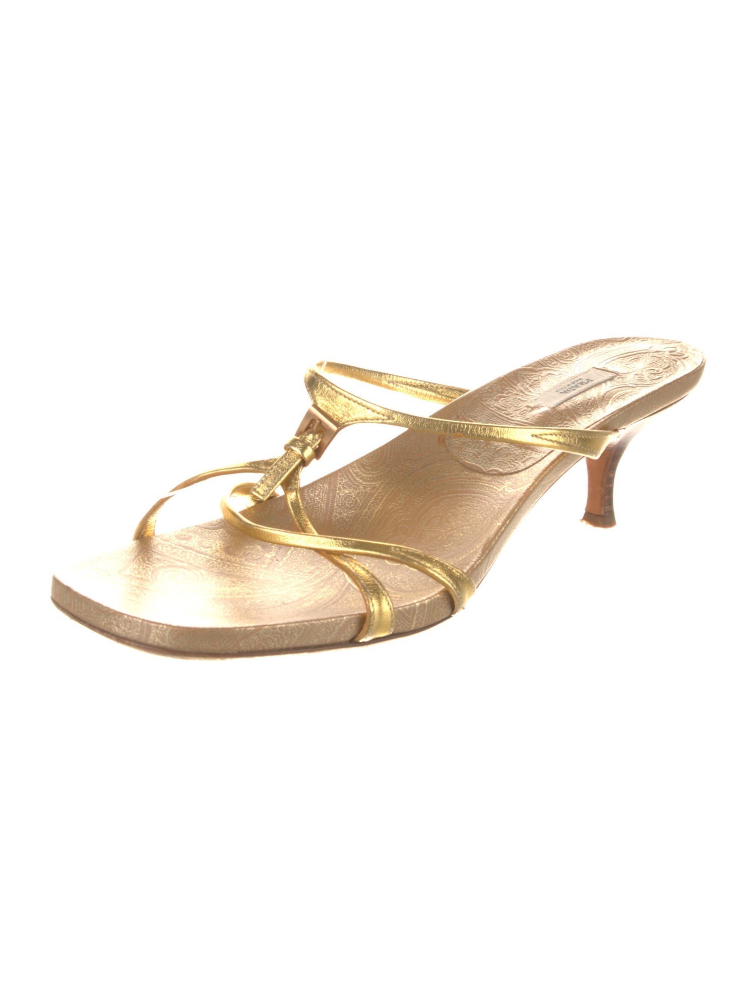 Prada Leather Slides