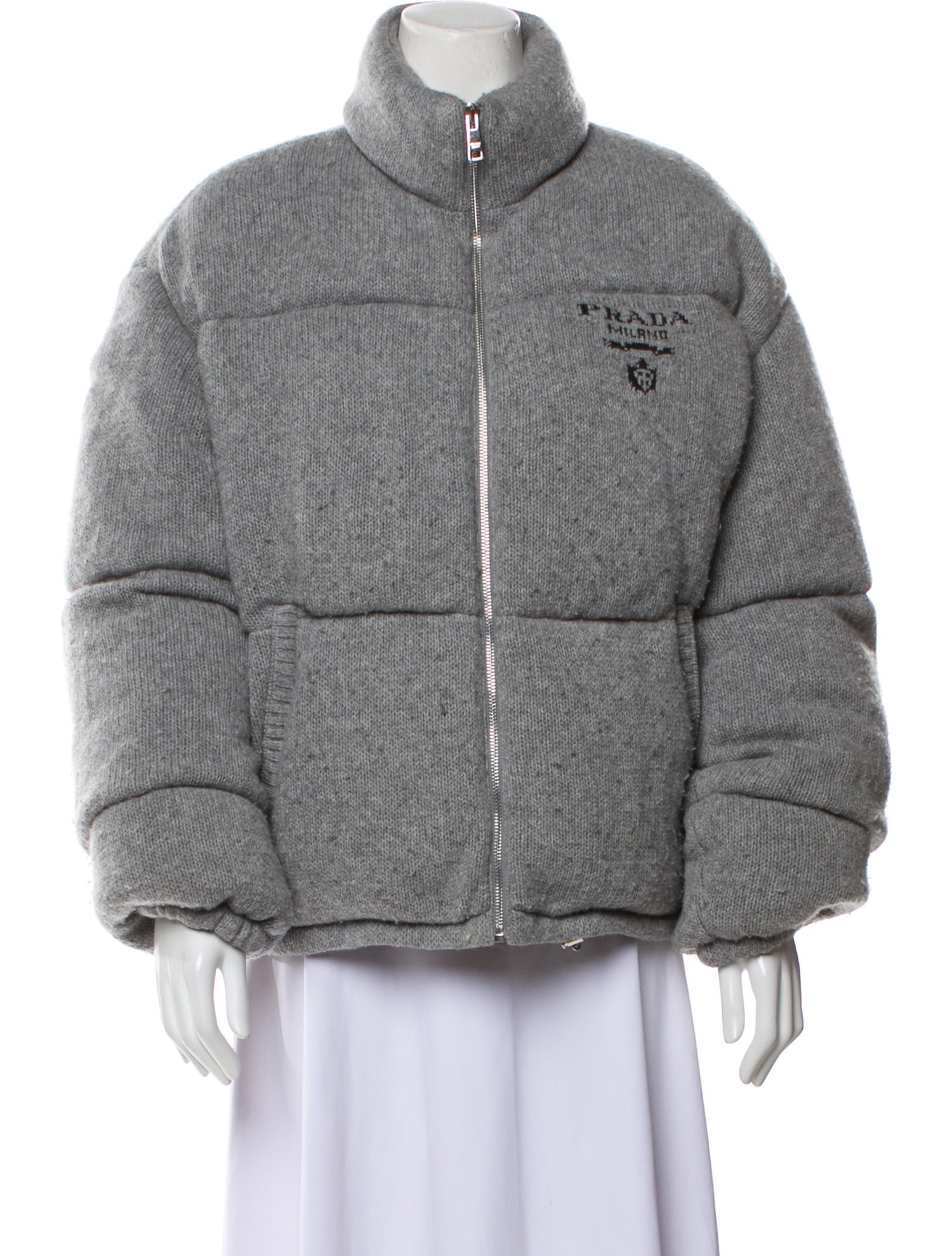 Prada 2021 Virgin Wool Puffer Coat