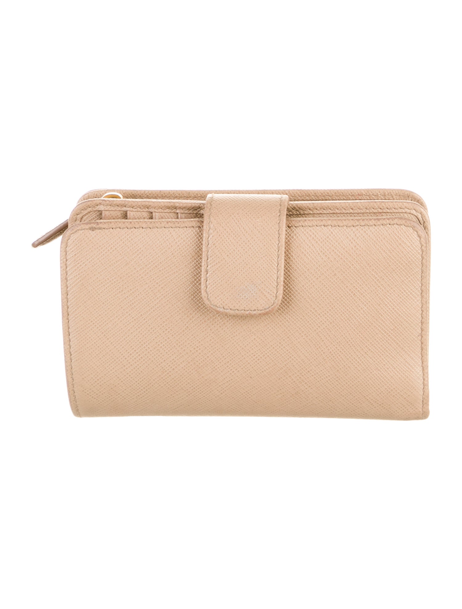 Prada Saffiano Lux Leather French Purse