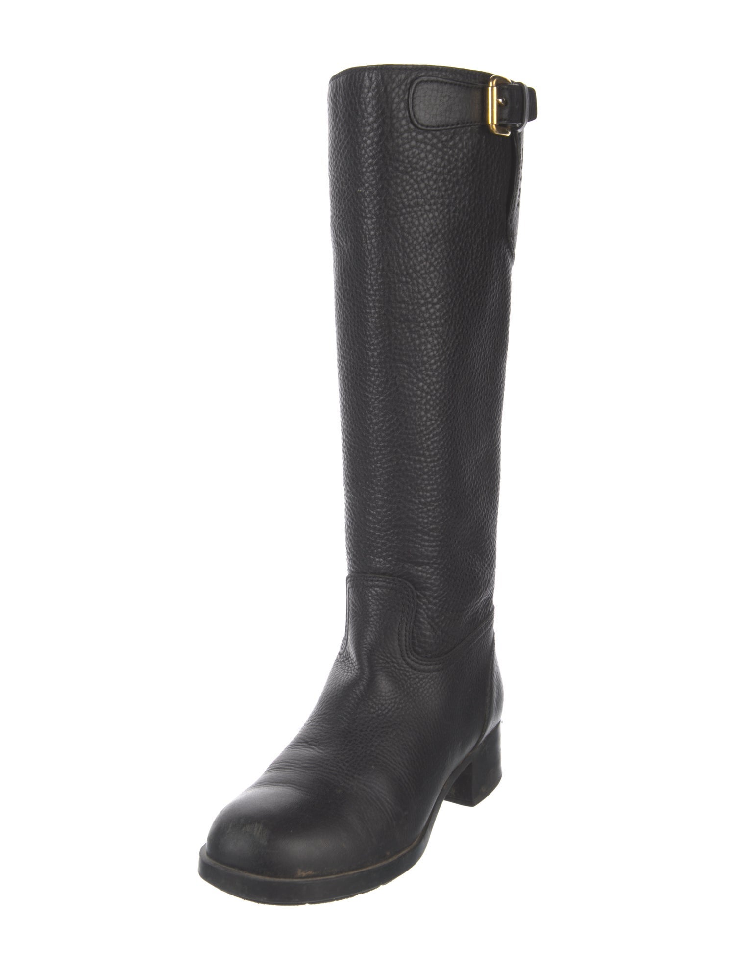 Prada Sport Leather Riding Boots