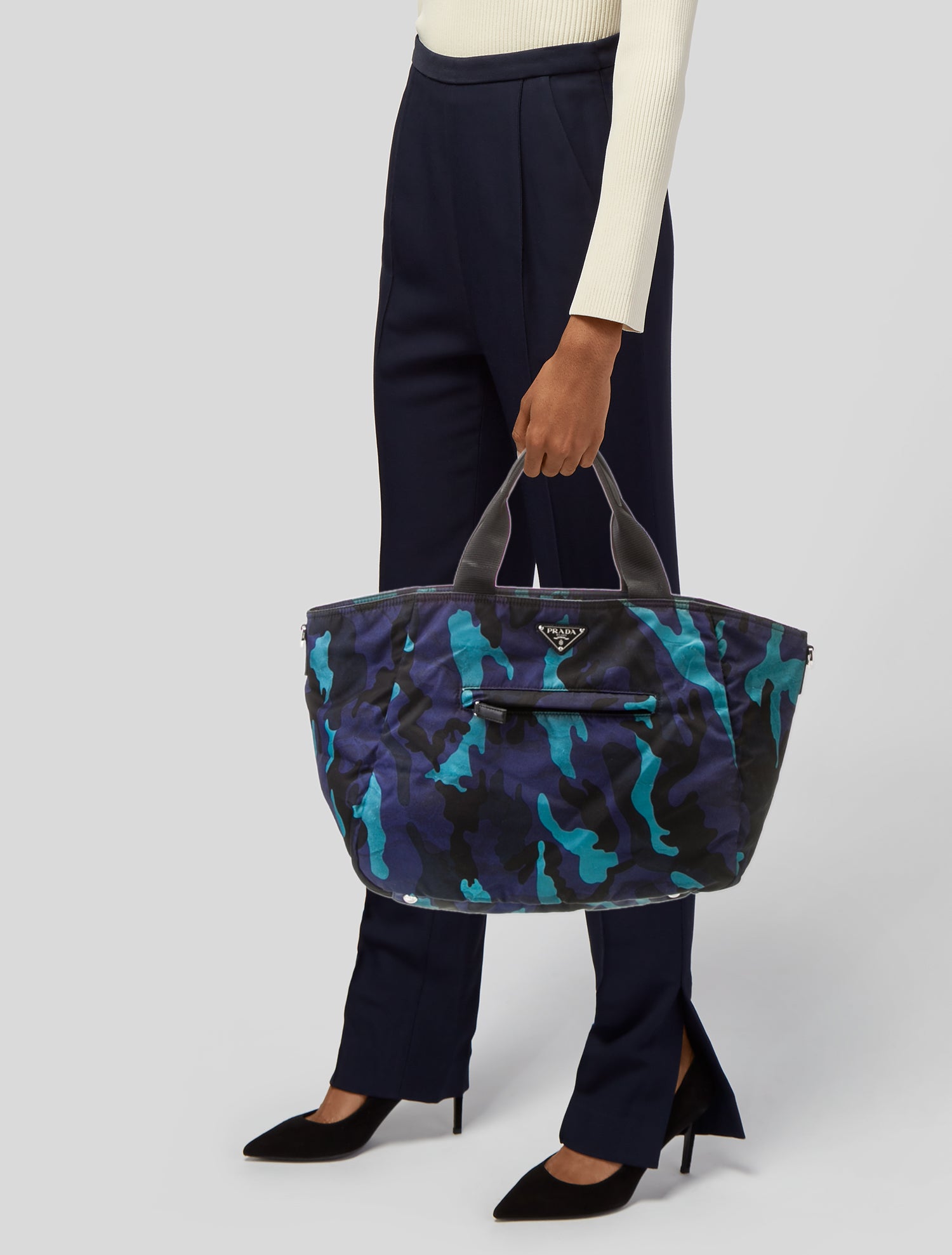 Prada Tessuto Nylon Top Handle Bag