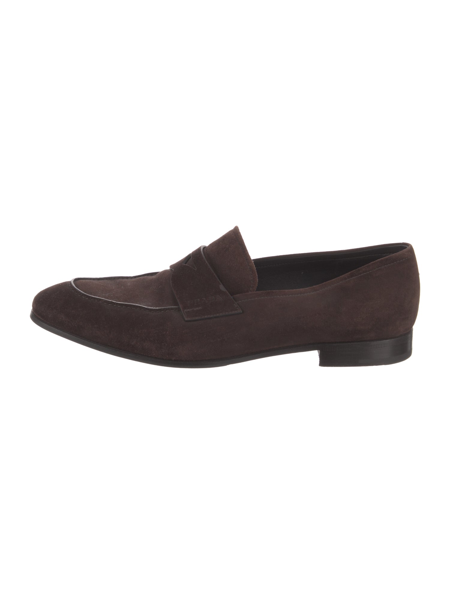 Prada Suede Dress Loafers