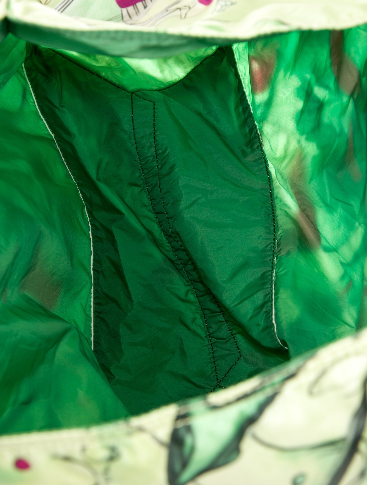 Prada Enameled Metal Triangle X James Jean Fairy Tote