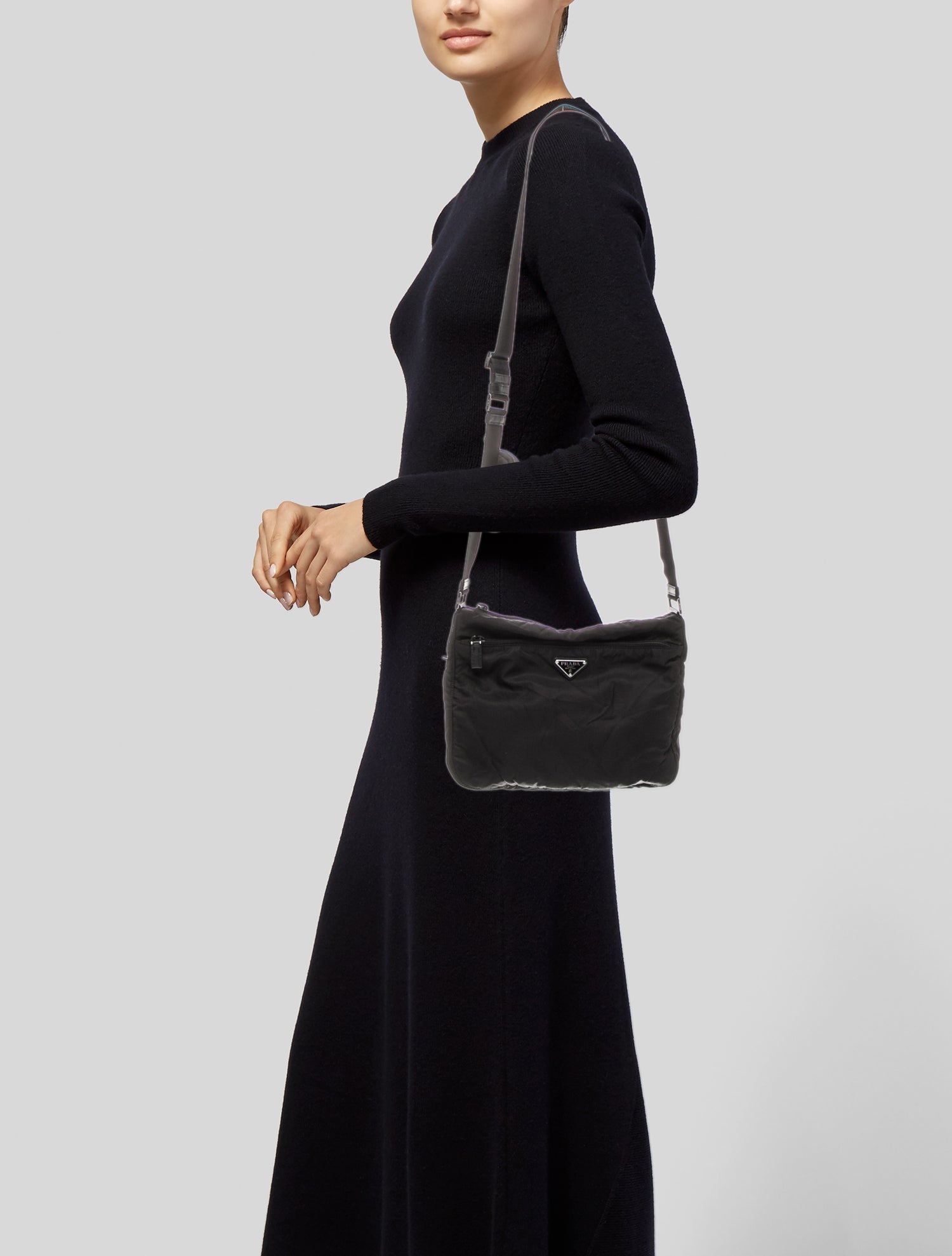 Prada Tessuto Nylon Messenger Bag