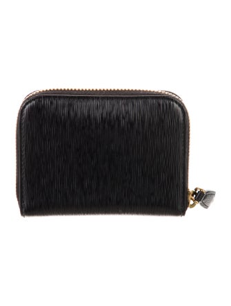 Prada Vitello Move Leather Compact Wallet