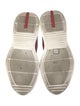 Prada Leather Colorblock Pattern Sneakers