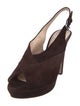 Prada Suede Slingback Pumps