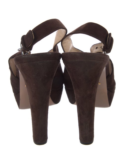 Prada Suede Slingback Pumps