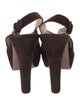 Prada Suede Slingback Pumps