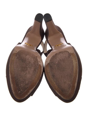 Prada Suede Slingback Pumps