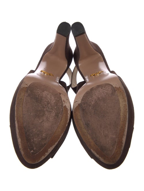 Prada Suede Slingback Pumps