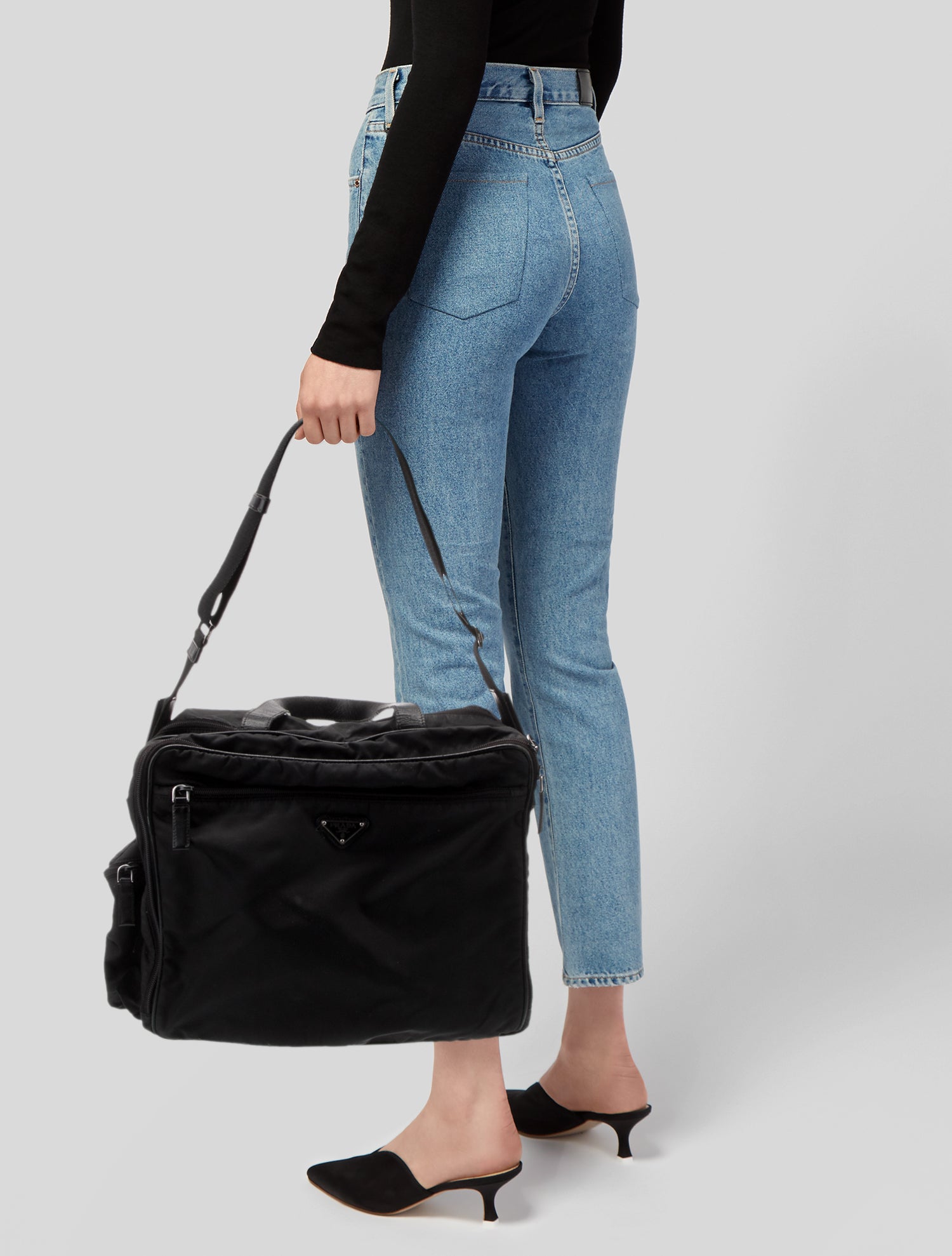 Prada Saffiano Leather Messenger Bag