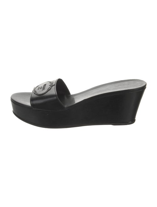 Prada Patent Leather Slides
