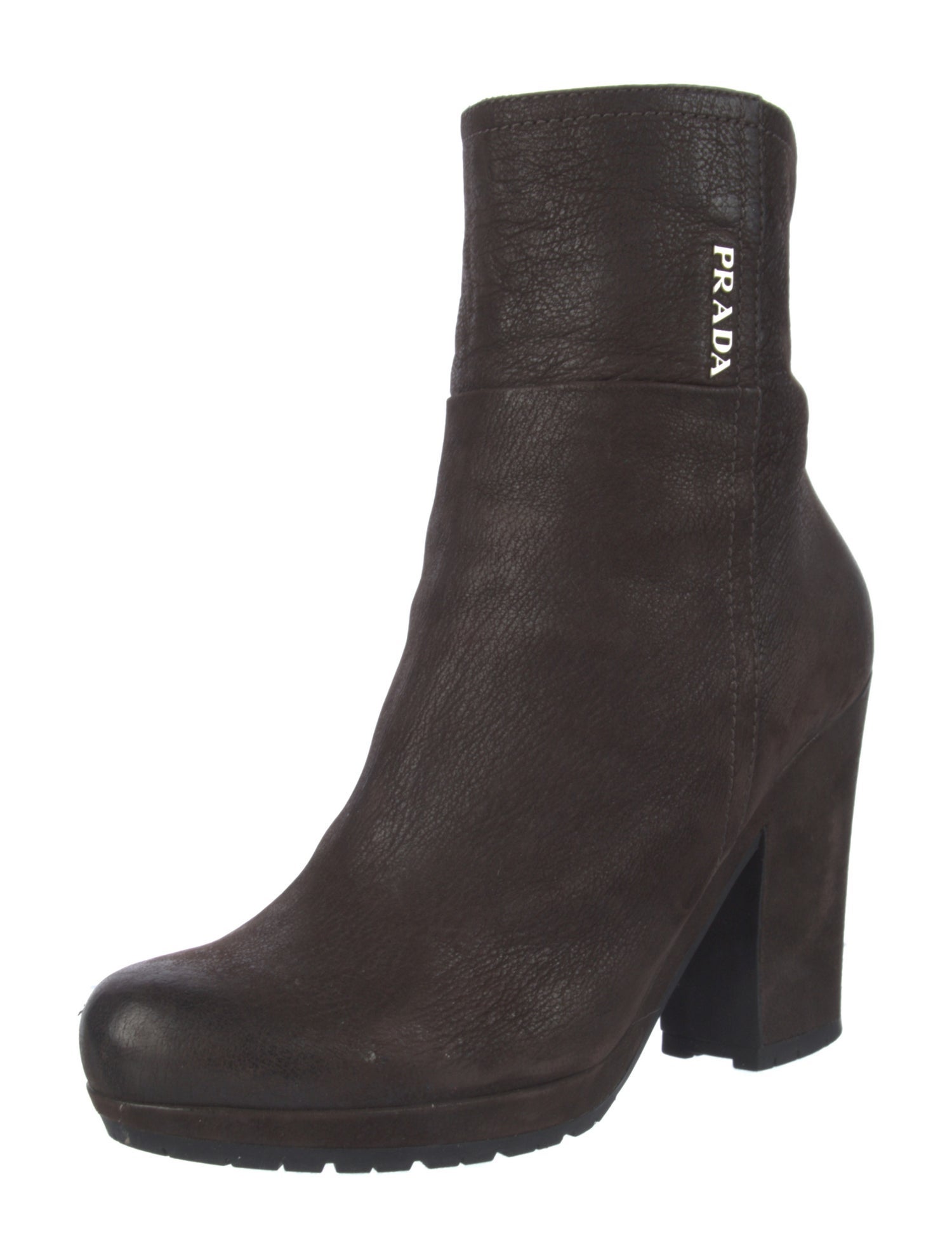 Prada Leather Sock Boots