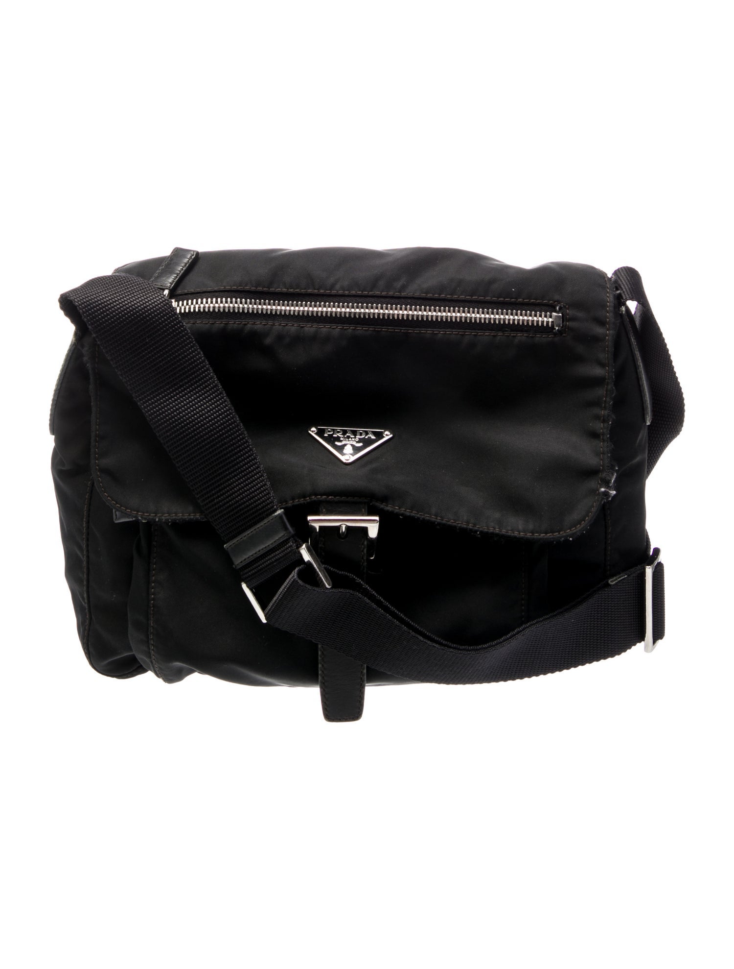 Prada Tessuto Nylon Messenger Bag