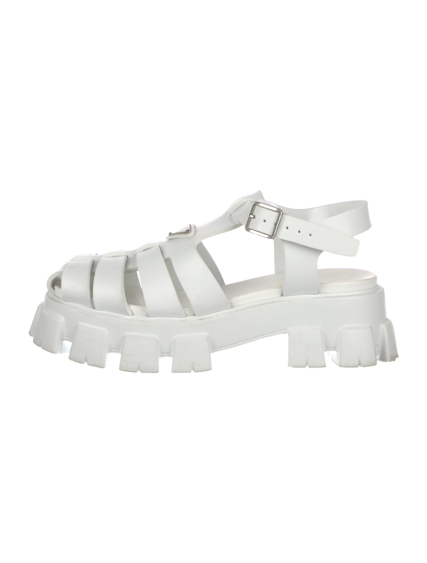 Prada Monolith Rubber Sandals