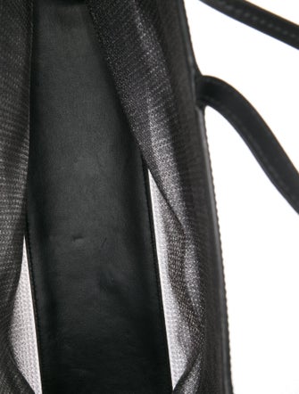 Prada Enameled Metal Triangle Tote