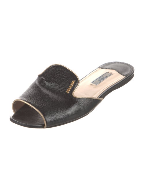 Prada Patent Leather Slides