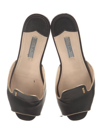 Prada Patent Leather Slides