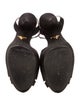 Prada Satin T-Strap Sandals