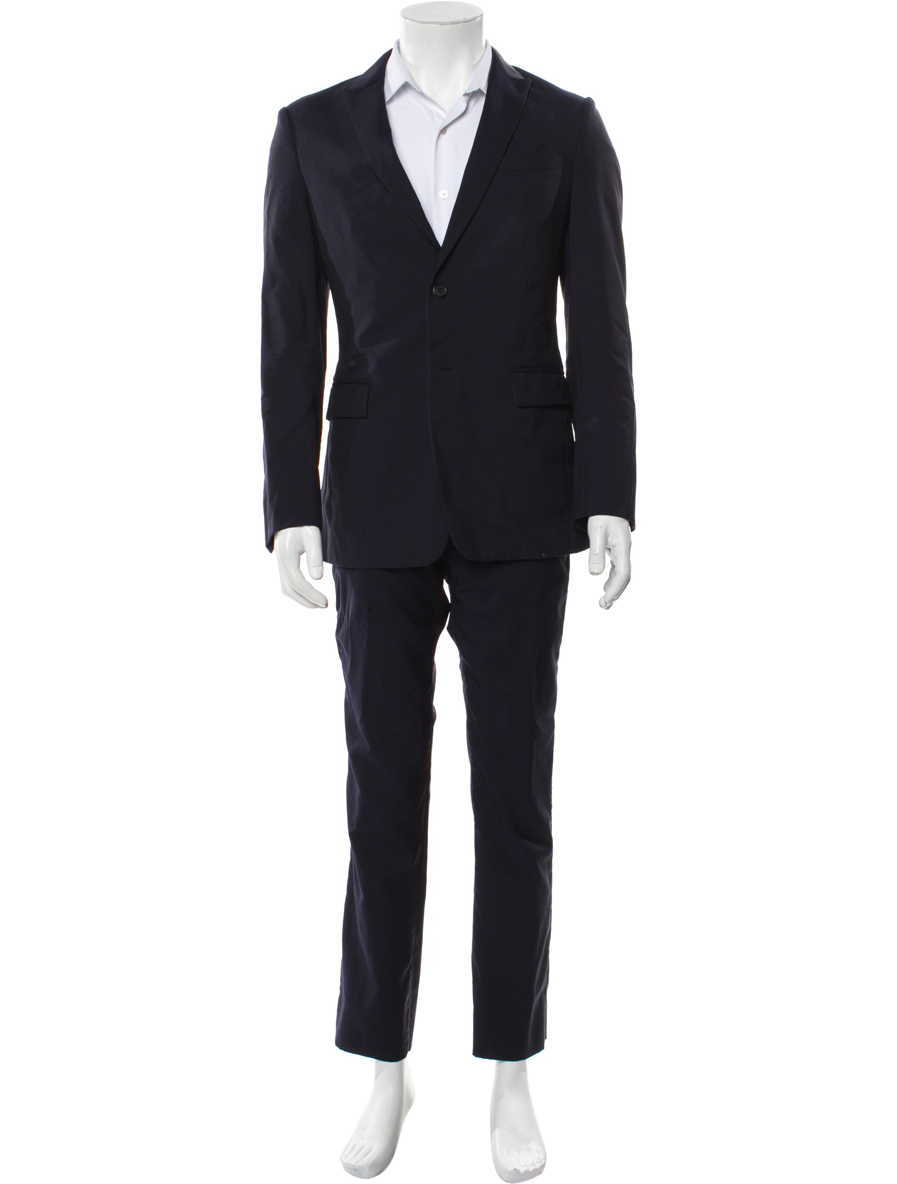 Prada Late 2000's - Early 2010's Virgin Wool Two-Piece Suit