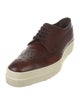Prada Leather Lasercut Accents Brogues