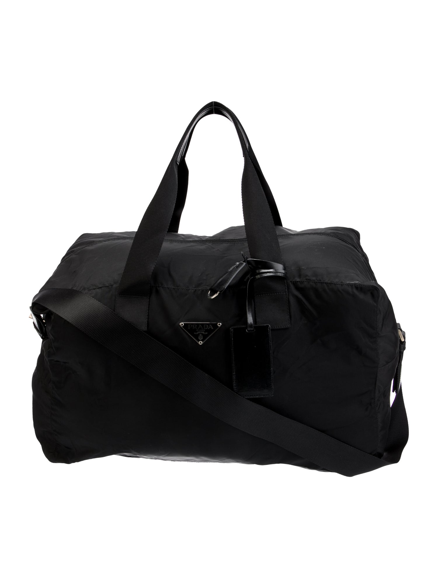 Prada Saffiano Leather Weekender Bag