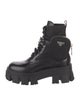 Prada Leather Combat Boots