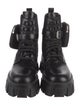 Prada Leather Combat Boots