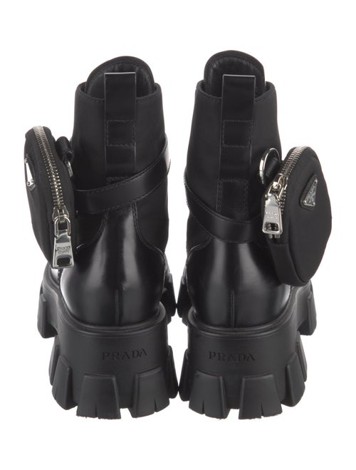 Prada Leather Combat Boots