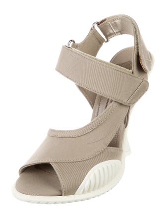 Prada Canvas Slingback Sandals