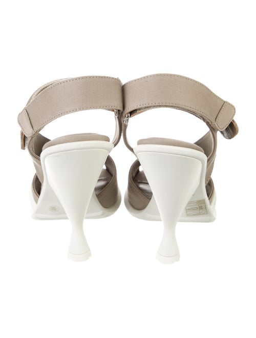 Prada Canvas Slingback Sandals