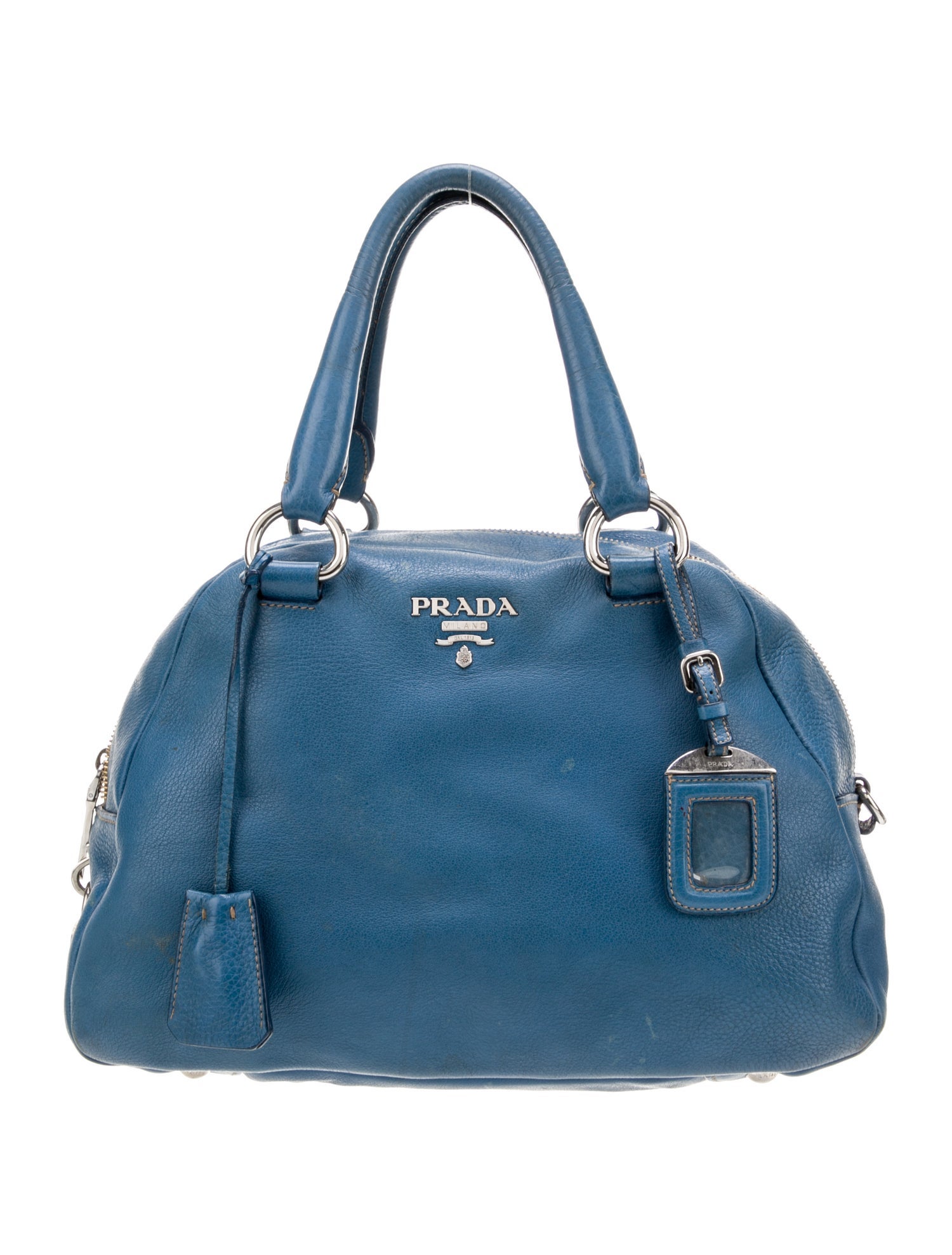 Prada Vitello Daino Leather Top Handle Bag