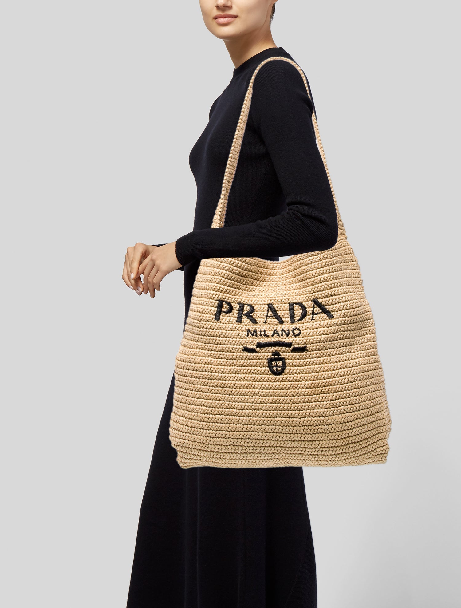 Prada Enameled Metal Triangle Evening Bag