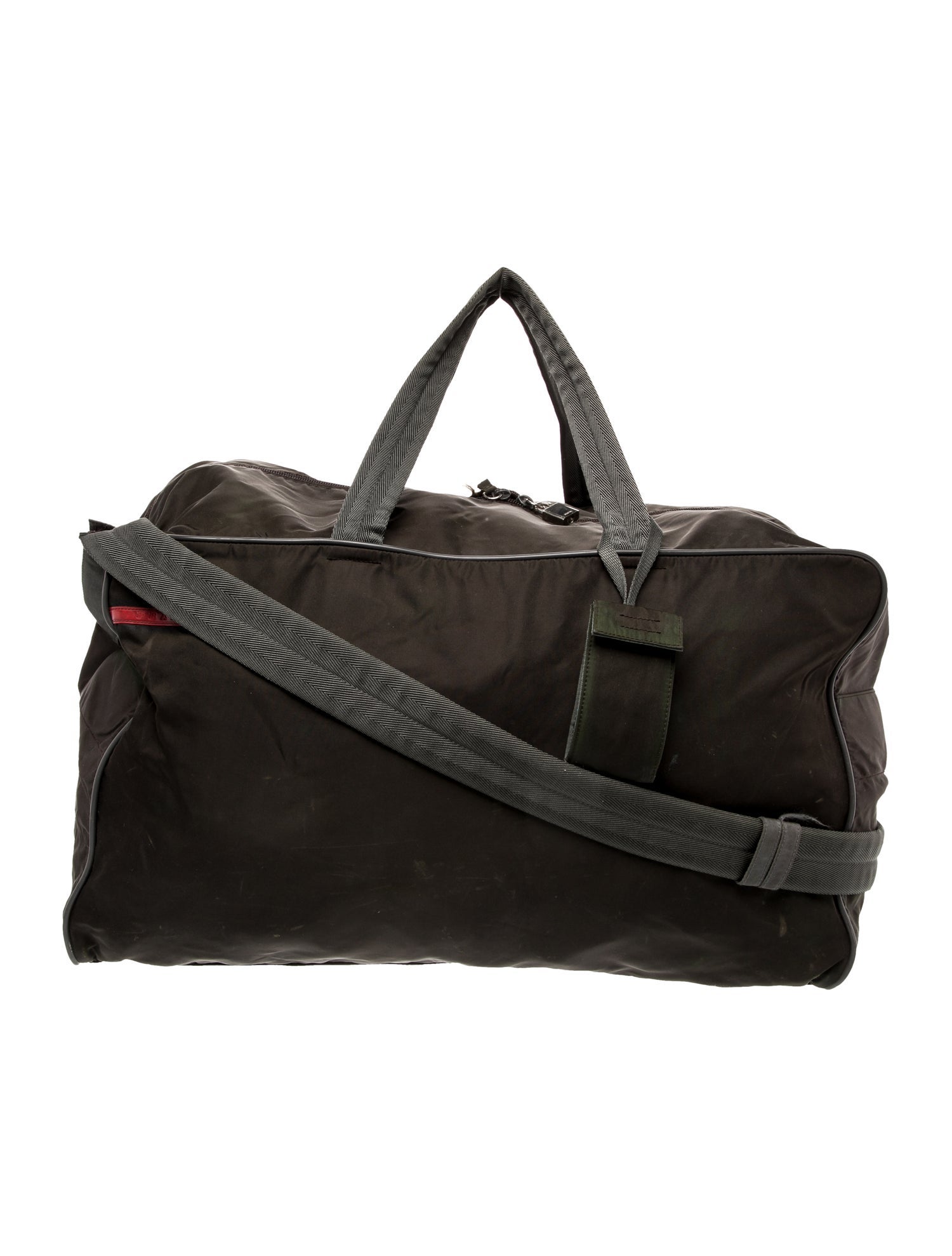 Prada Sport Saffiano Leather Weekender Bag