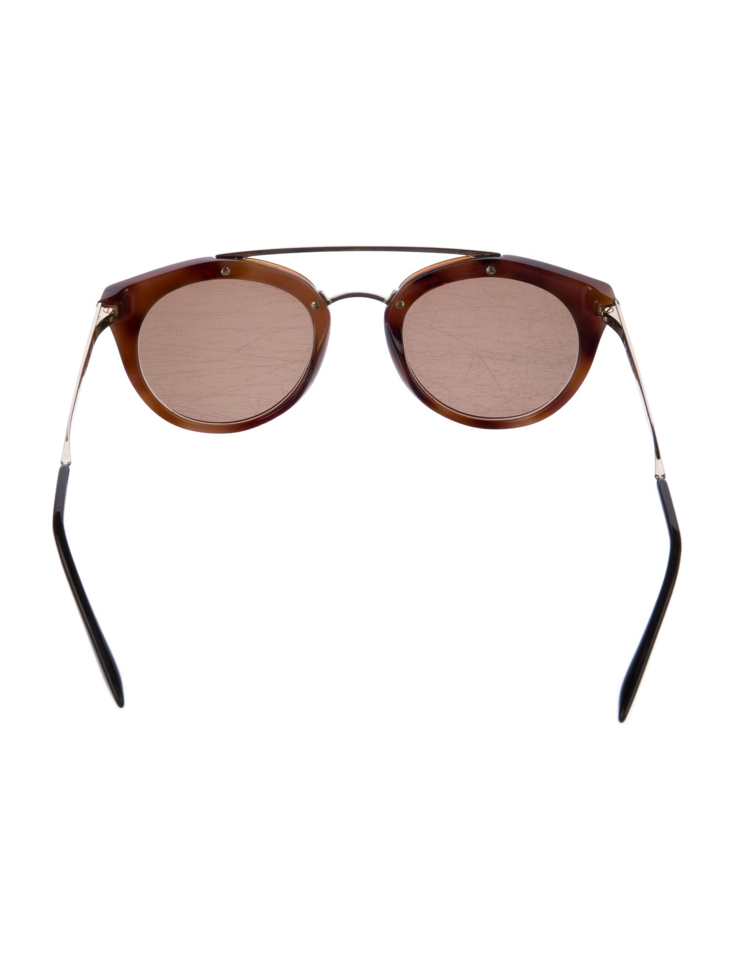 Prada Round Tinted Sunglasses