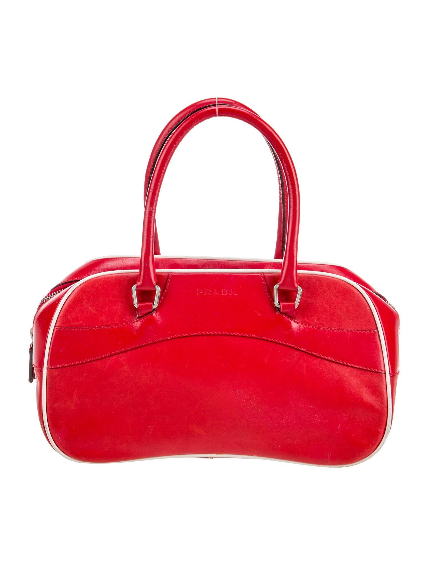 Prada Vitello Leather Bauletto