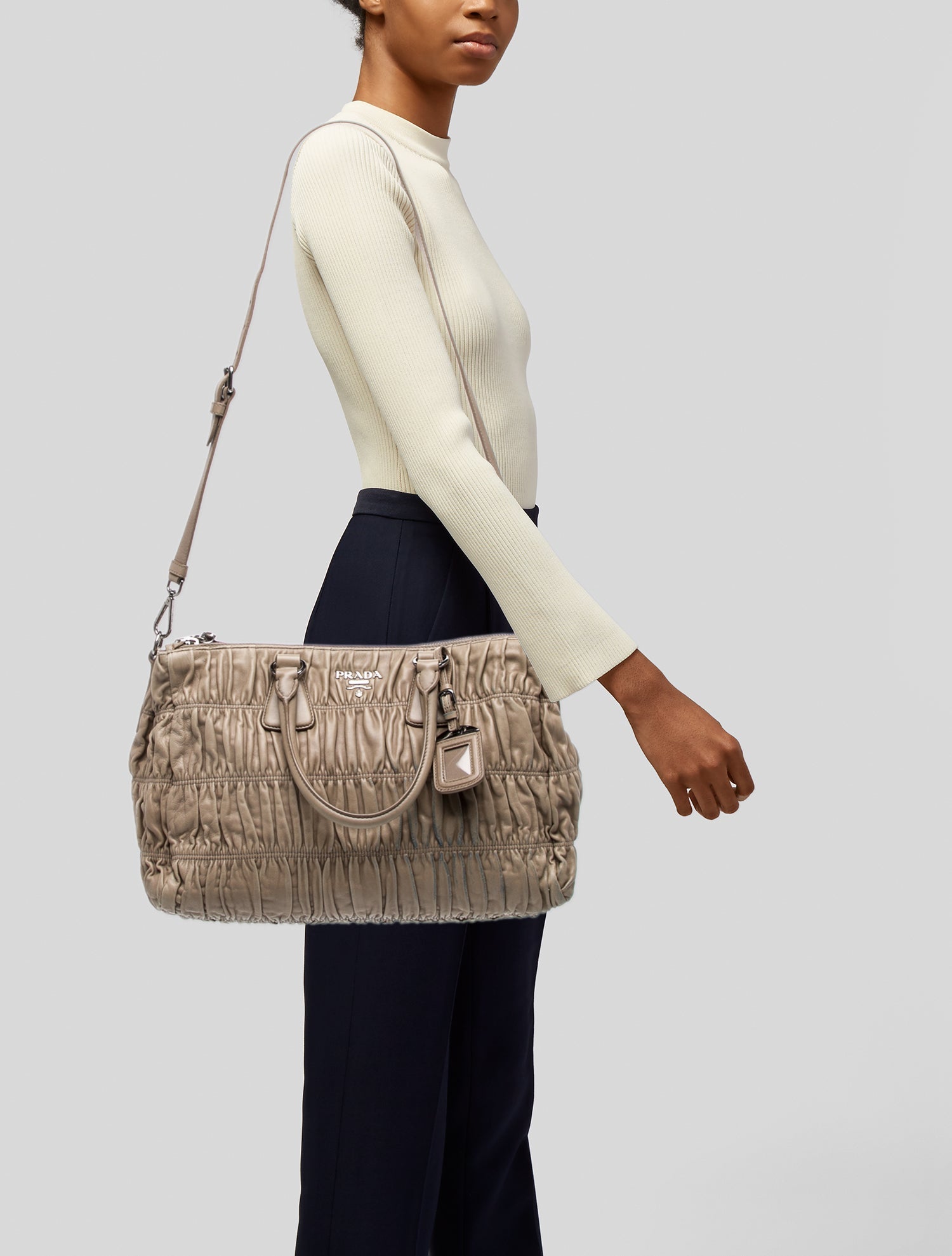 Prada Tessuto Nylon Shoulder Bag