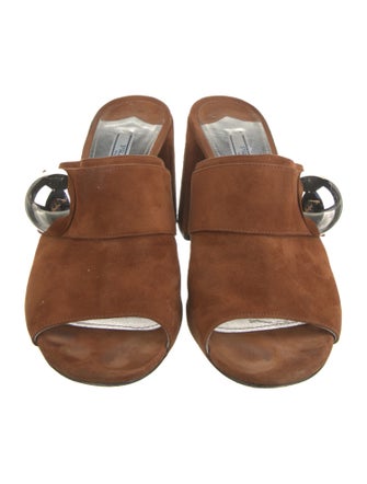Prada Suede Slides