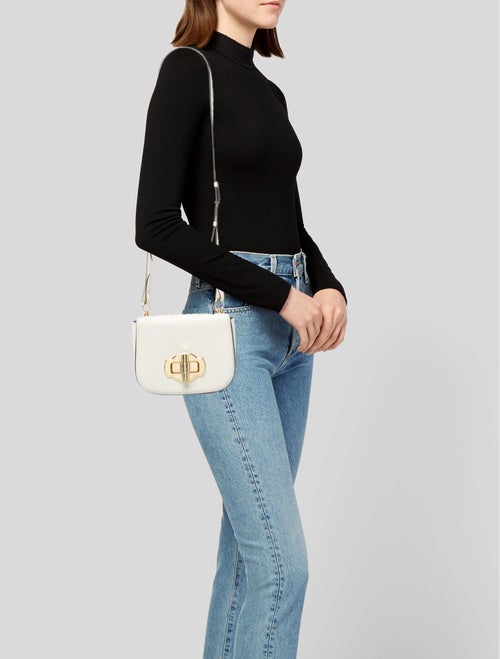 Prada Leather Pattina Saddle Bag